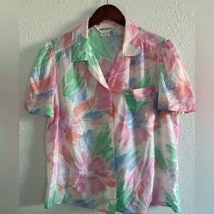 Women’s Vintage Ship’n Shore Floral Blouse
